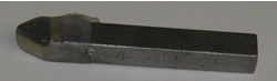 11941 Sherline LATHE CUTTING TOOLS,BRAZED CARBIDE TIP, 60° (w/ 1/64" nose radius, good for profiling) 1/4" SQUARE 11941